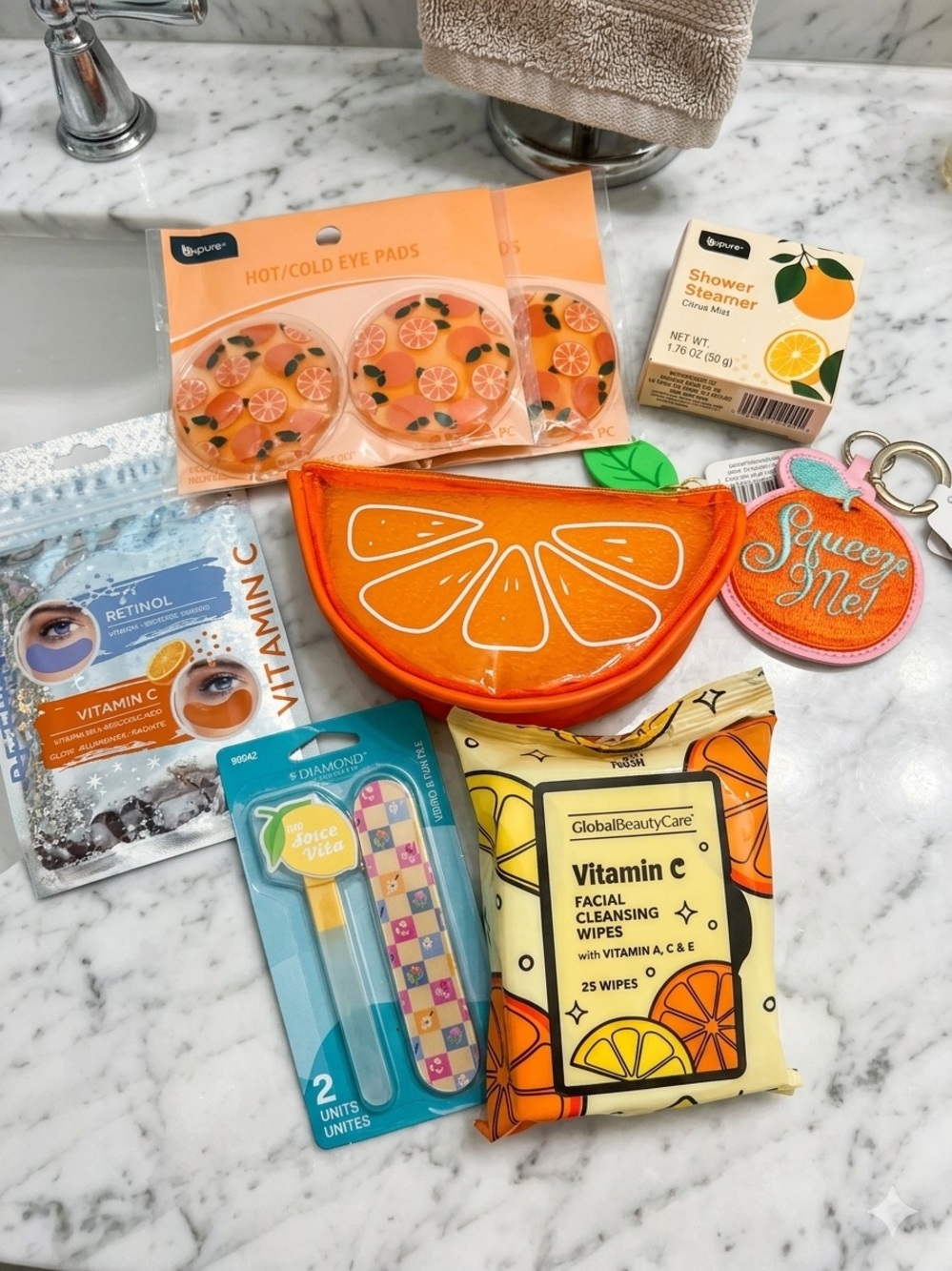 Vitamin C Facial Cleansing Wipes – Orange